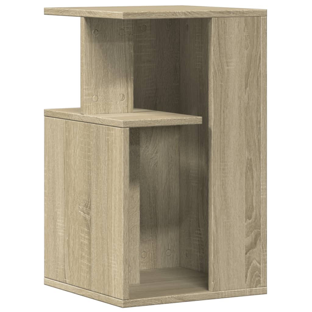 Mesa Auxiliar Madera De Ingeniería 35X35X60 Cm