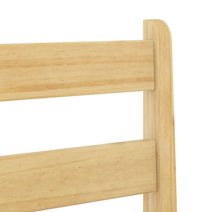 Taburetes Altos 2 Uds Madera Maciza De Pino