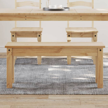 Banco De Comedor Panama Madera Maciza Pino 105X30X45 Cm