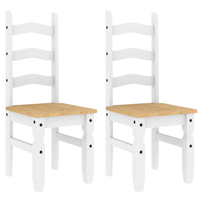 Sillas De Comedor Corona 2 Uds Madera Pino 42X47X107 Cm