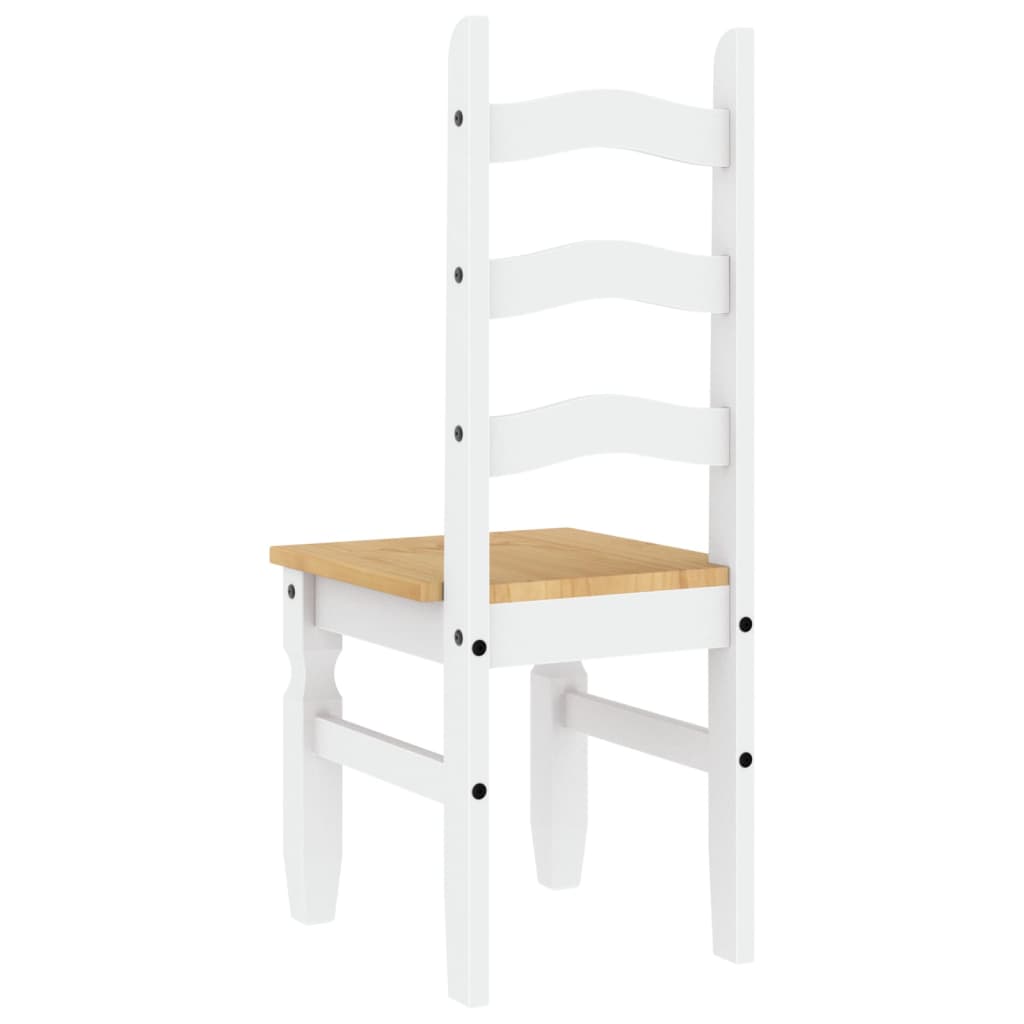 Sillas De Comedor Corona 2 Uds Madera Pino 42X47X107 Cm