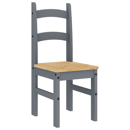 Sillas De Comedor 2 Uds Madera Maciza De Pino 40X46X99 Cm