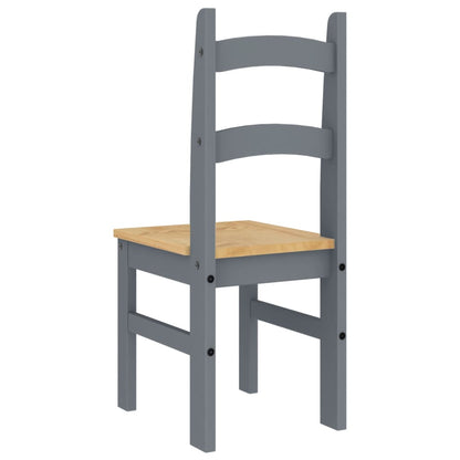 Sillas De Comedor 2 Uds Madera Maciza De Pino 40X46X99 Cm