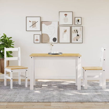 Sillas De Comedor Panama 2 Uds Madera Pino 40X46X90 Cm