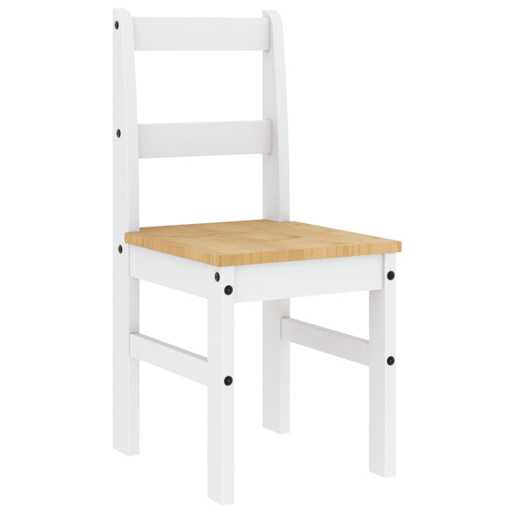 Sillas De Comedor Panama 2 Uds Madera Pino 40X46X90 Cm