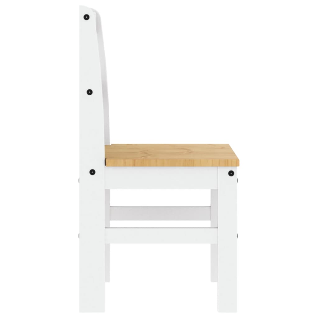 Sillas De Comedor Panama 2 Uds Madera Pino 40X46X90 Cm