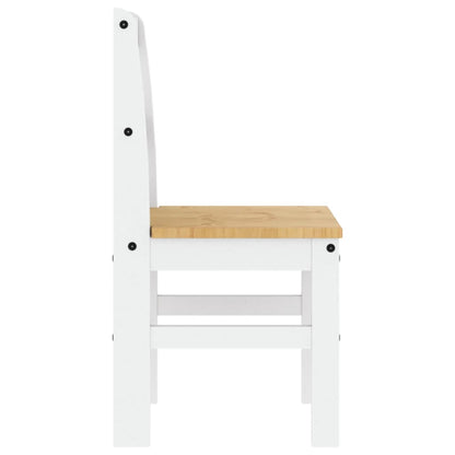 Sillas De Comedor Panama 2 Uds Madera Pino 40X46X90 Cm