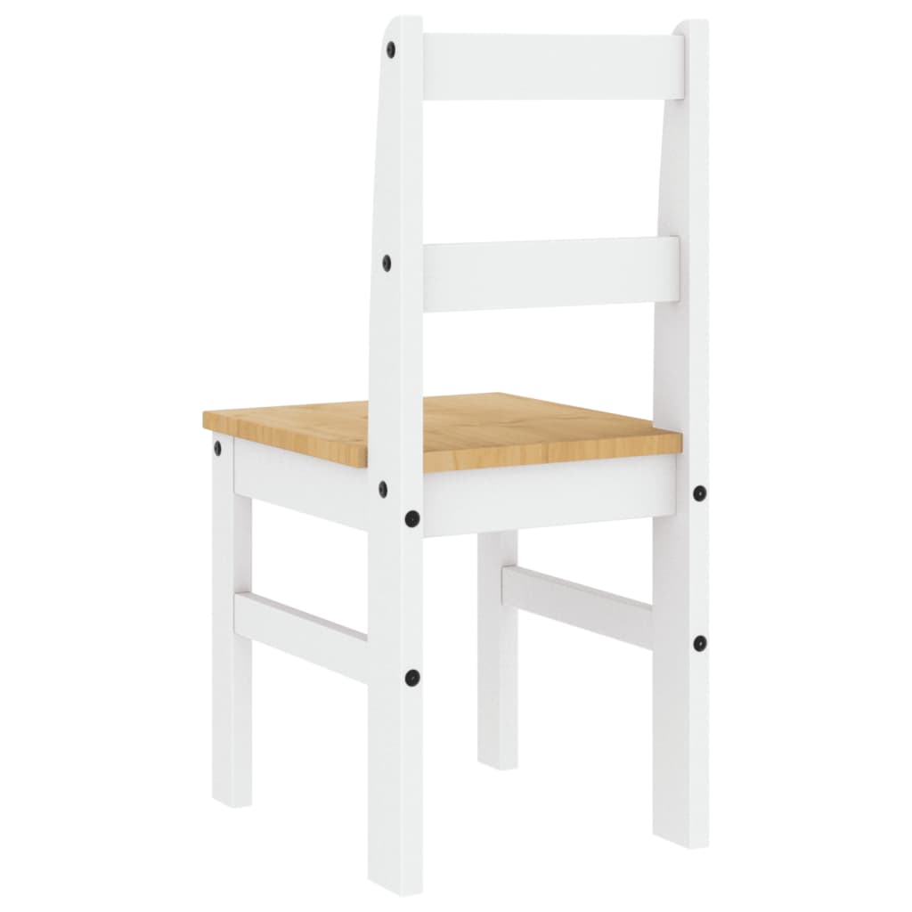 Sillas De Comedor Panama 2 Uds Madera Pino 40X46X90 Cm