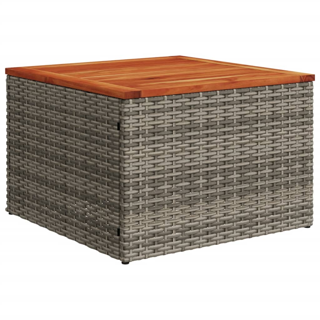 Set De Muebles De Jardín 9 Pzas Y Cojines Ratán Sintético