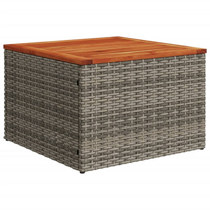 Set De Muebles De Jardín 9 Pzas Y Cojines Ratán Sintético