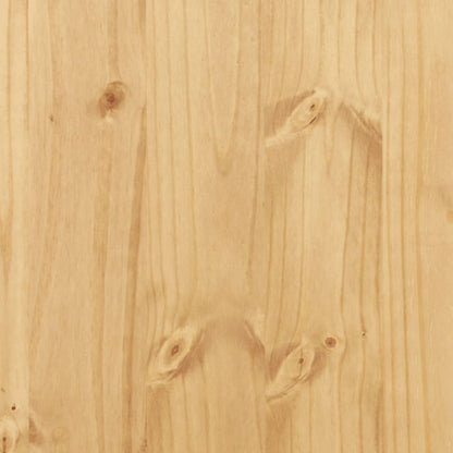 Estantería De Cds Corona Madera Maciza De Pino 40X30X110 Cm