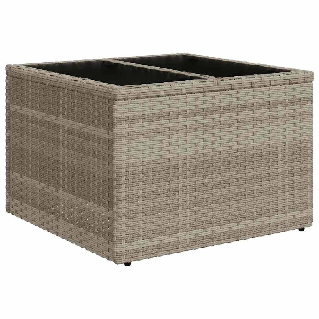 Set De Sofás De Jardín 6 Pzas Y Cojines Ratán Sintético Gris