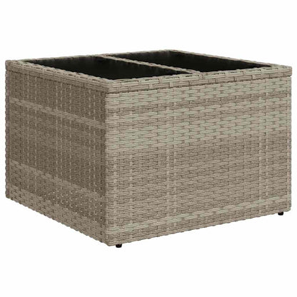 Set De Sofás De Jardín 8 Pzas Y Cojines Ratán Sintético Gris
