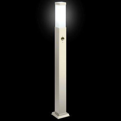 Baliza Luminosa Con Sensor De 80 Cm, Acero Inoxidable, Ip44
