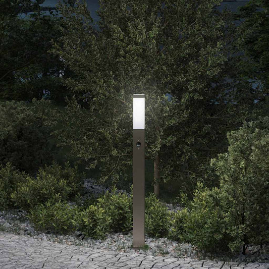 Baliza Luminosa Con Sensor De 80 Cm, Acero Inoxidable, Ip44