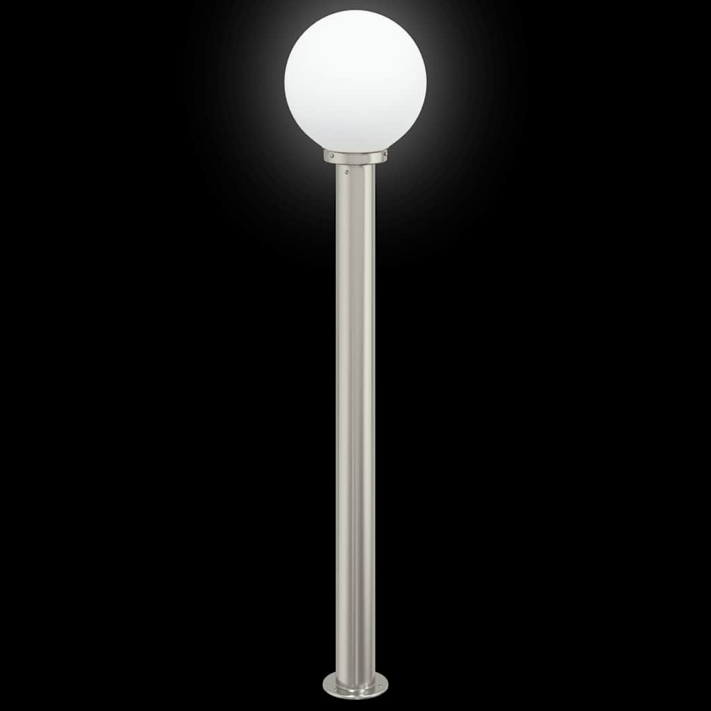 Balizas De Iluminación, 3 Unidades, 120 Cm, Acero Inoxidable, Ip44