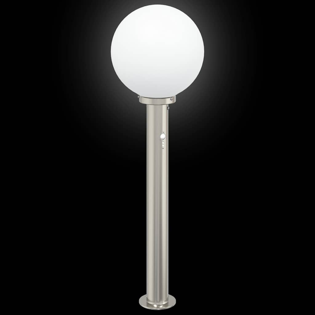 Baliza Luminosa Con Sensor De 80 Cm, Acero Inoxidable, Ip44