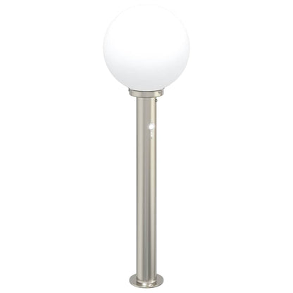 Balizas Luminosas Con Sensor, 3 Unidades, 80 Cm, Acero Inoxidable, Ip44