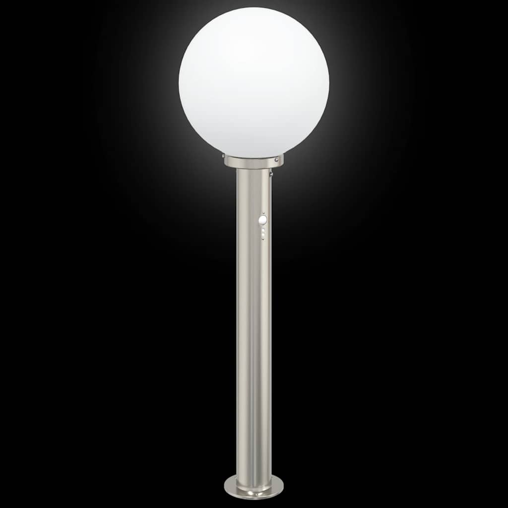 Balizas Luminosas Con Sensor, 3 Unidades, 80 Cm, Acero Inoxidable, Ip44