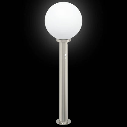 Balizas Luminosas Con Sensor, 3 Unidades, 80 Cm, Acero Inoxidable, Ip44