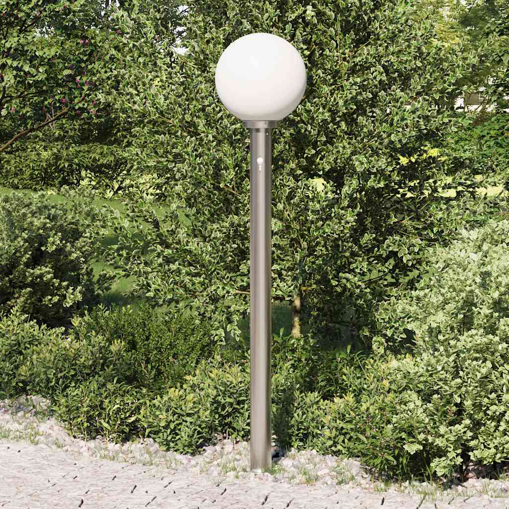 Baliza Luminosa Con Sensor De 120 Cm, Acero Inoxidable, Ip44