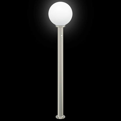Baliza Luminosa Con Sensor De 120 Cm, Acero Inoxidable, Ip44