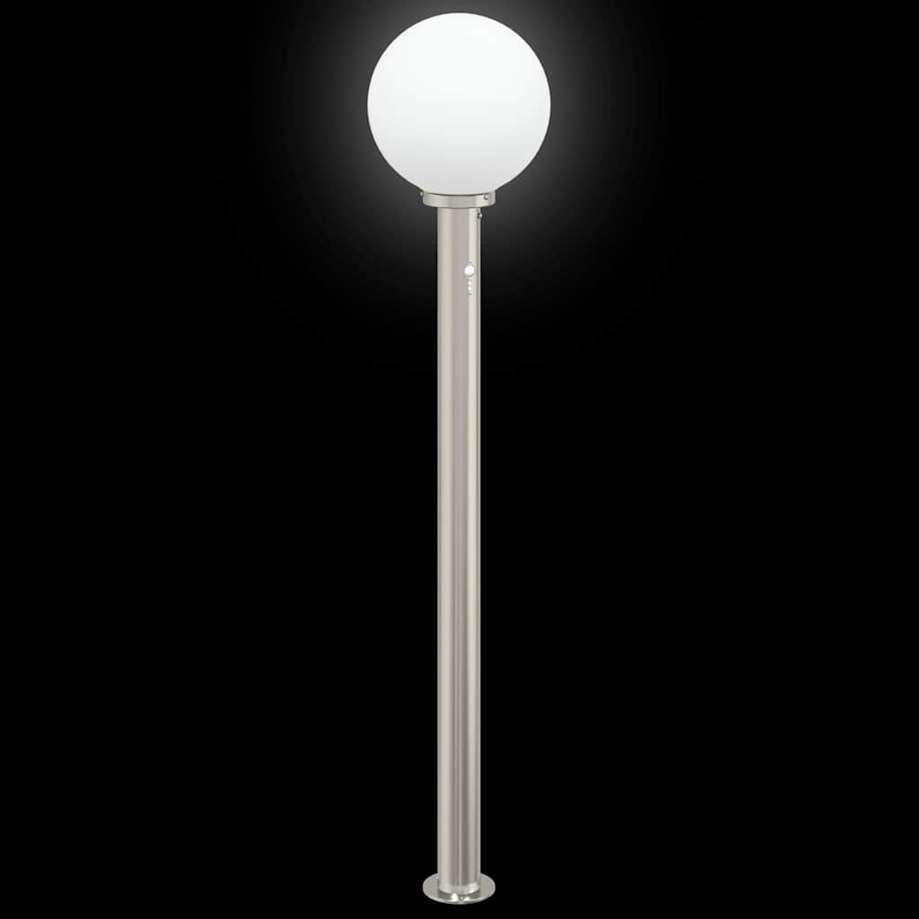 Balizas Luminosas Con Sensor, 3 Unidades, 120 Cm, Acero Inoxidable, Ip44