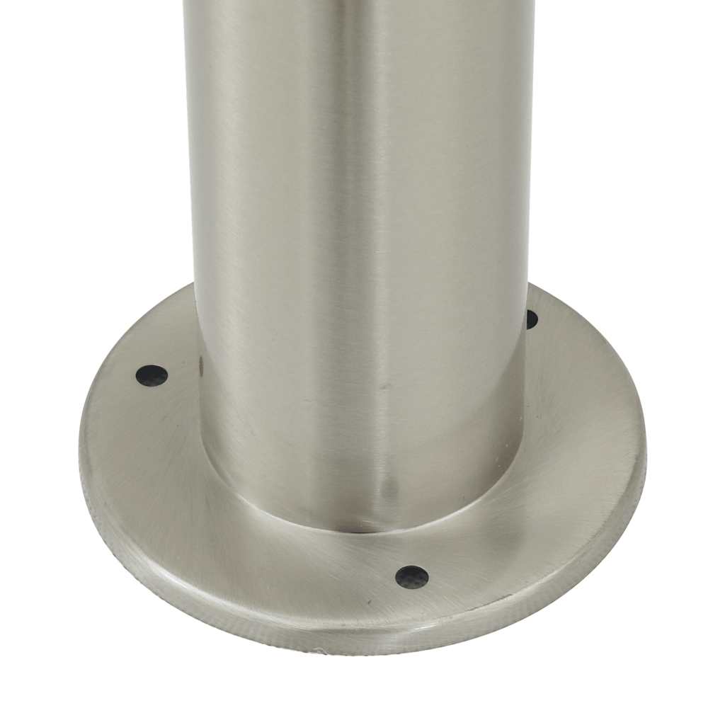 Balizas De Luz Con Toma De Corriente, 3 Unidades, 120 Cm, Acero Inoxidable, Ip44