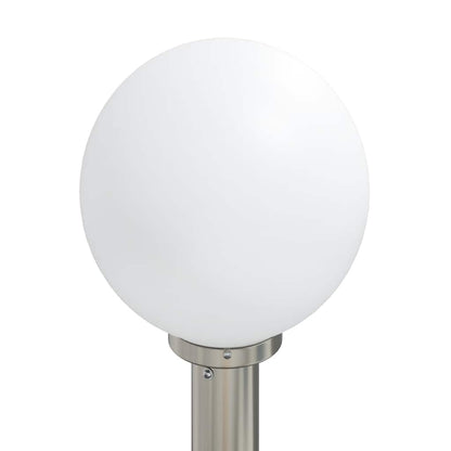 Balizas De Luz Con Sensor Y Tomacorriente, 3 Unidades, 80 Cm, Acero Inoxidable, Ip44