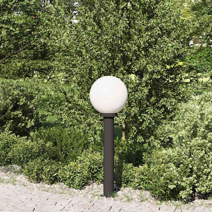 Baliza De Luz De 80 Cm, Color Negro, Ip44