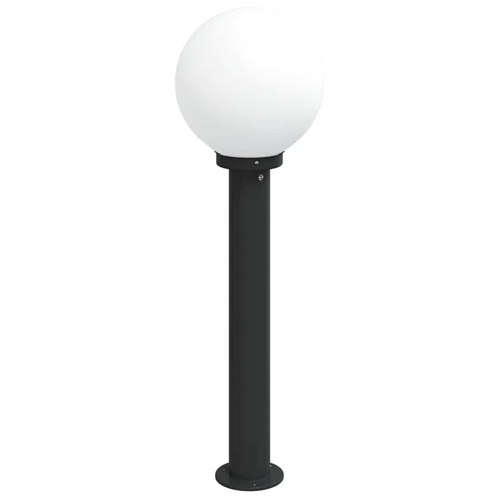 Baliza De Luz De 80 Cm, Color Negro, Ip44