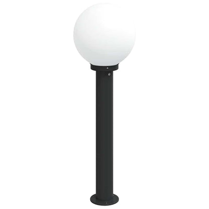 Baliza De Luz De 80 Cm, Color Negro, Ip44