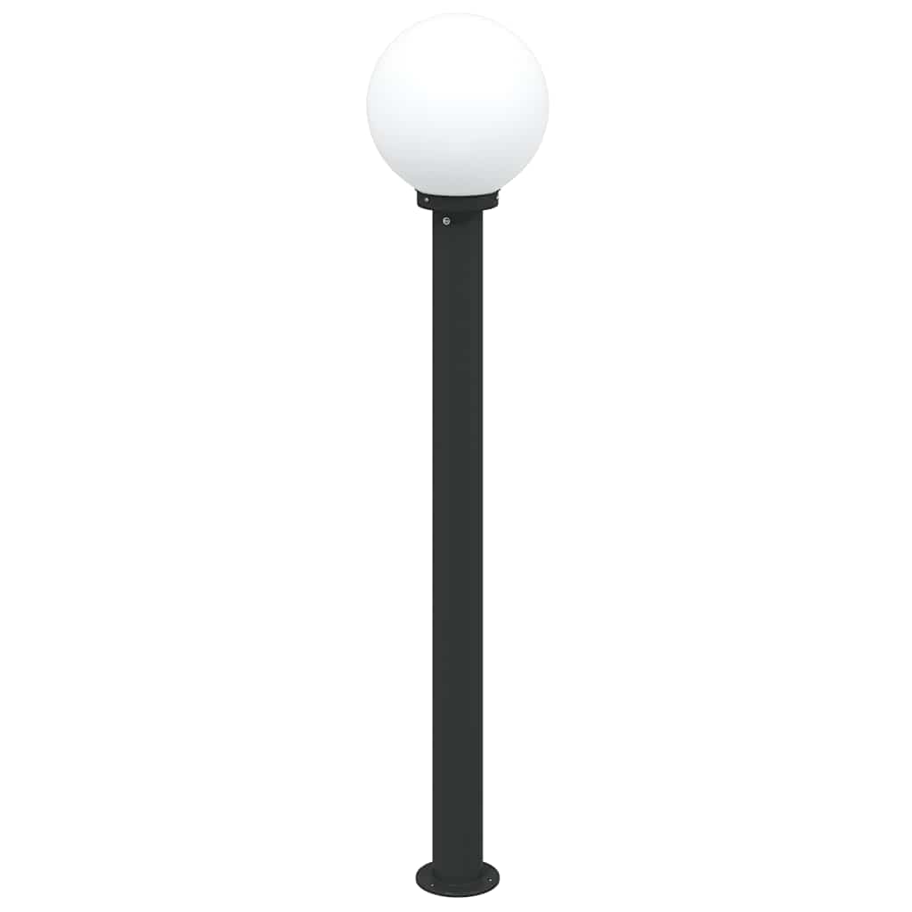 Baliza De Luz De 120 Cm, Color Negro, Ip44