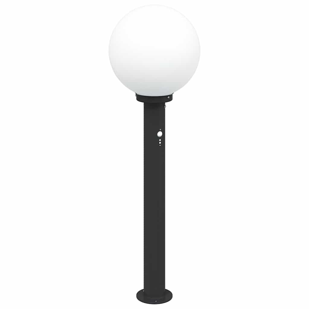 Baliza Luminosa Con Sensor De 80 Cm, Color Negro, Ip44