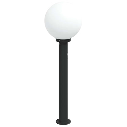 Baliza Luminosa Con Sensor De 80 Cm, Color Negro, Ip44