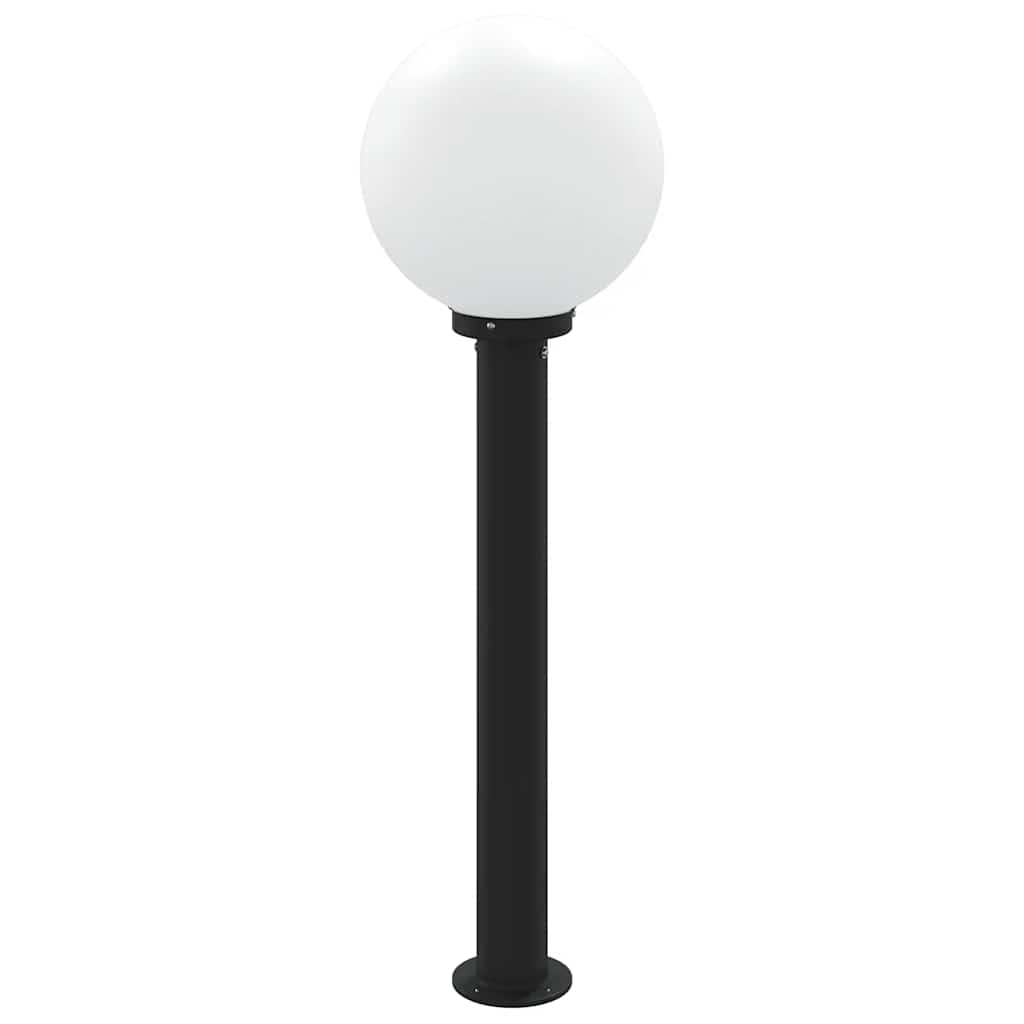 Baliza Luminosa Con Sensor De 80 Cm, Color Negro, Ip44