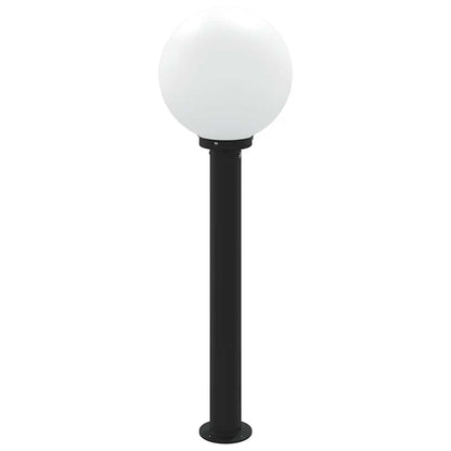 Baliza Luminosa Con Sensor De 80 Cm, Color Negro, Ip44