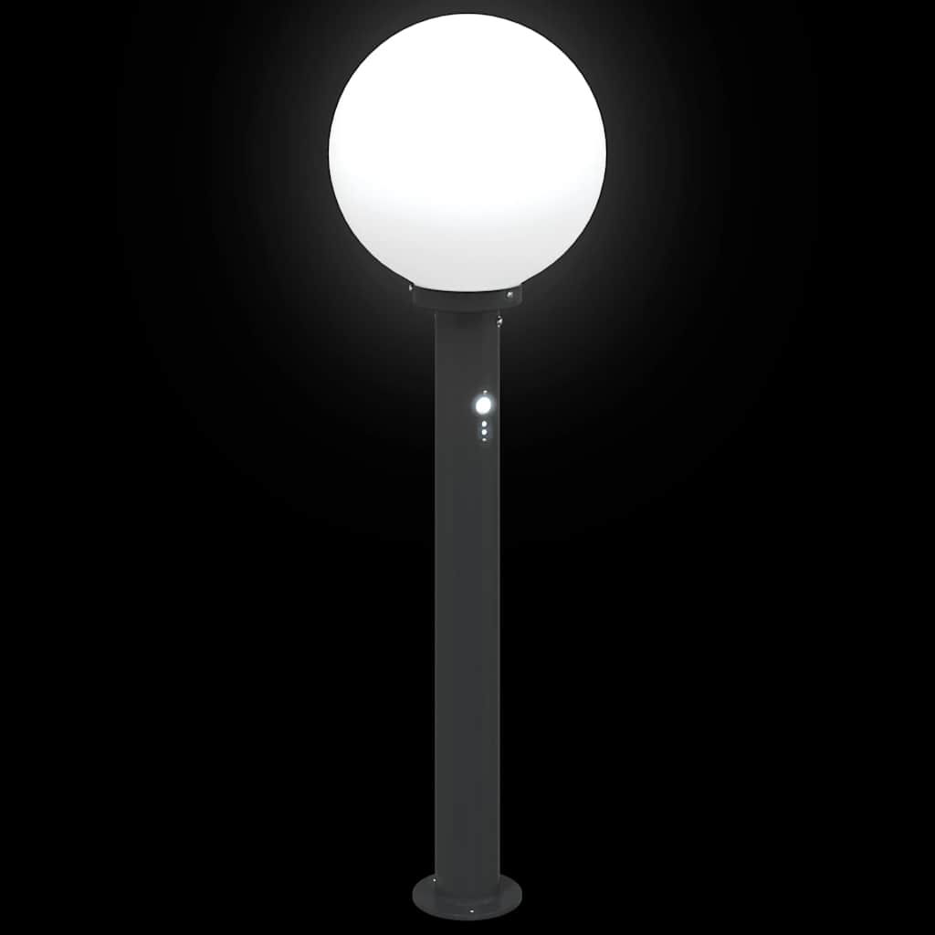 Baliza Luminosa Con Sensor De 80 Cm, Color Negro, Ip44
