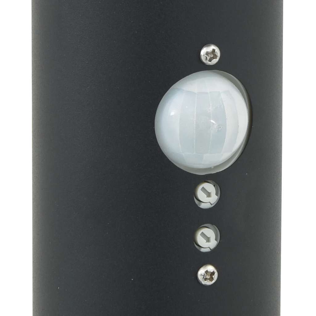 Baliza Luminosa Con Sensor De 80 Cm, Color Negro, Ip44