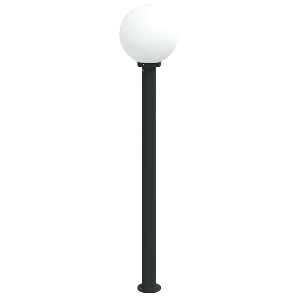 Baliza Luminosa Con Sensor De 120 Cm, Color Negro, Ip44