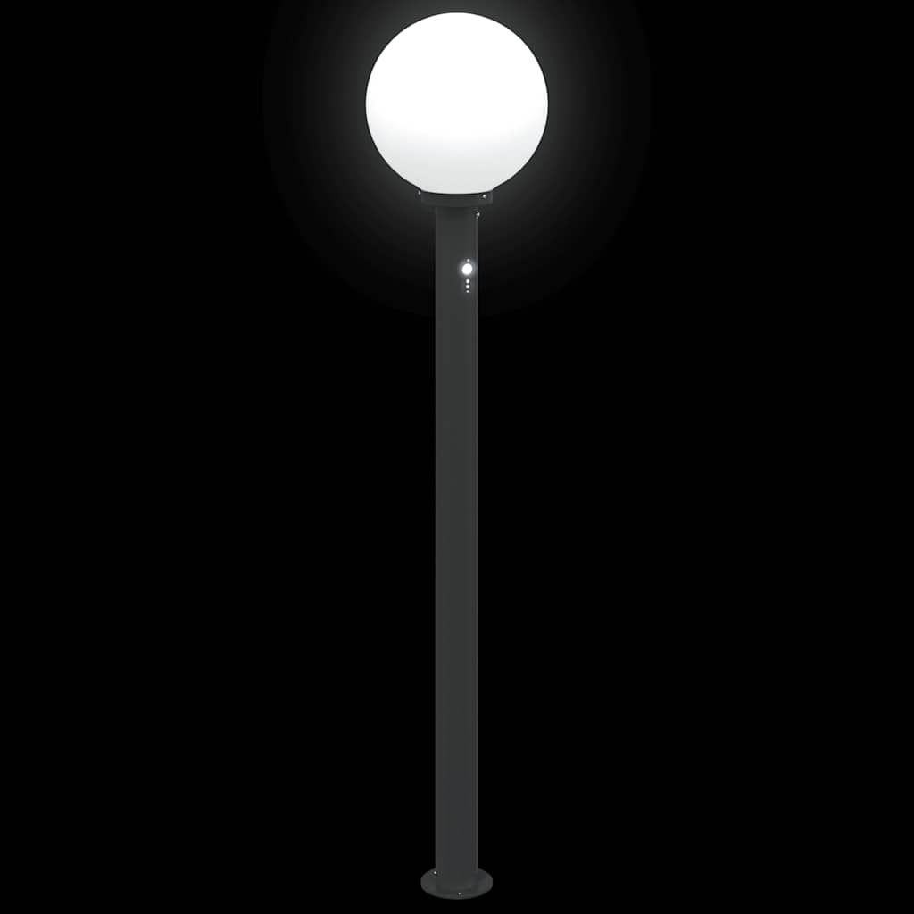 Baliza Luminosa Con Sensor De 120 Cm, Color Negro, Ip44