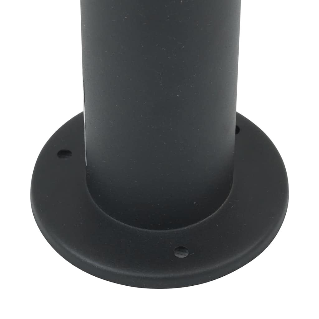 Baliza De Luz Con Toma De Corriente De 80 Cm, Color Negro, Ip44