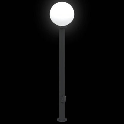 Balizas De Luz Con Toma De Corriente, 3 Unidades, 120 Cm, Color Negro, Ip44