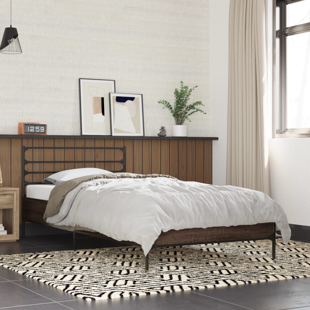 Estructura Cama Madera Ingeniería Metal