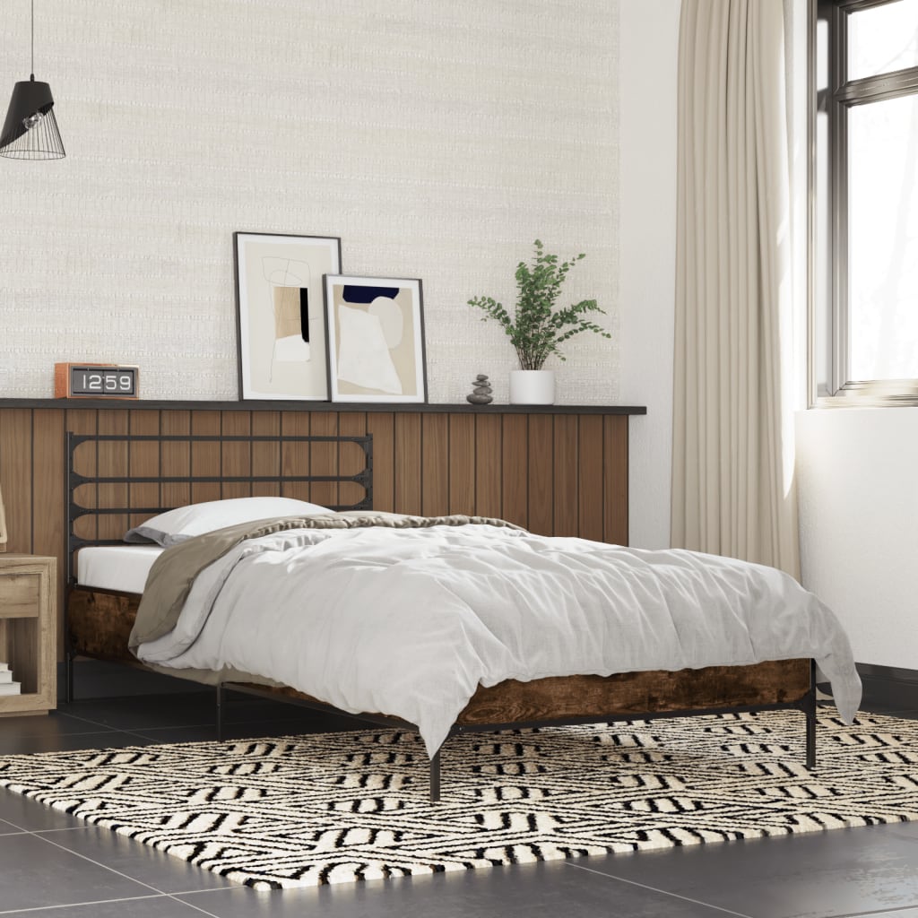 Estructura Cama Madera Ingeniería Metal