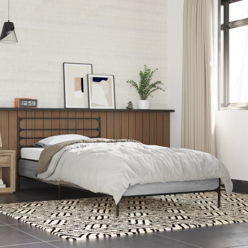 Estructura Cama Madera Ingeniería Metal