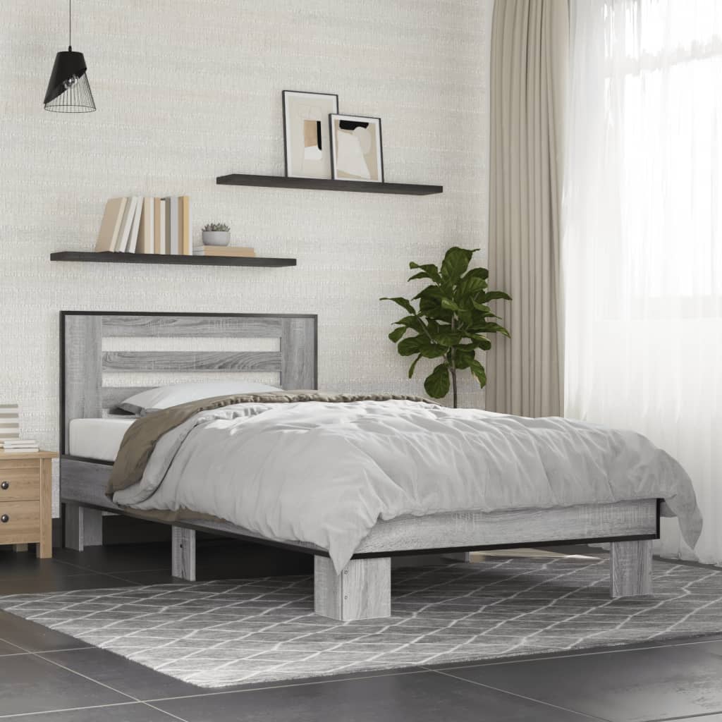 Estructura Cama Madera Ingeniería Metal