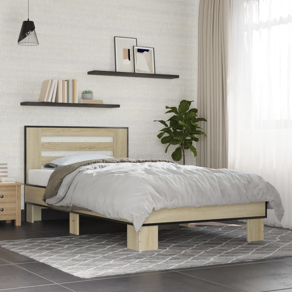 Estructura Cama Madera Ingeniería Metal