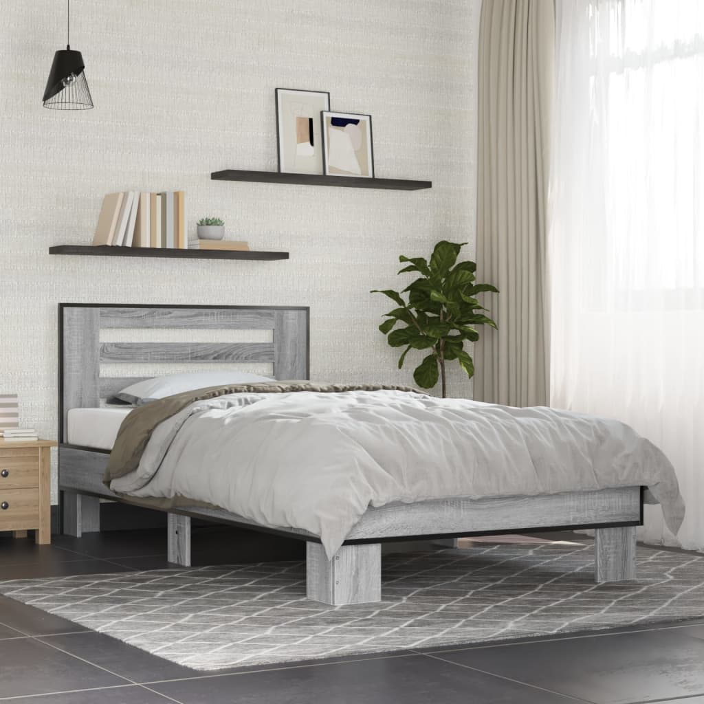 Estructura Cama Madera Ingeniería Metal