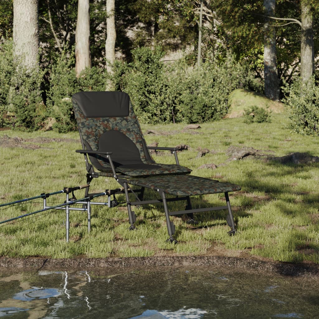 Tumbona De Pesca Patas Para Barro Ajustables Plegable